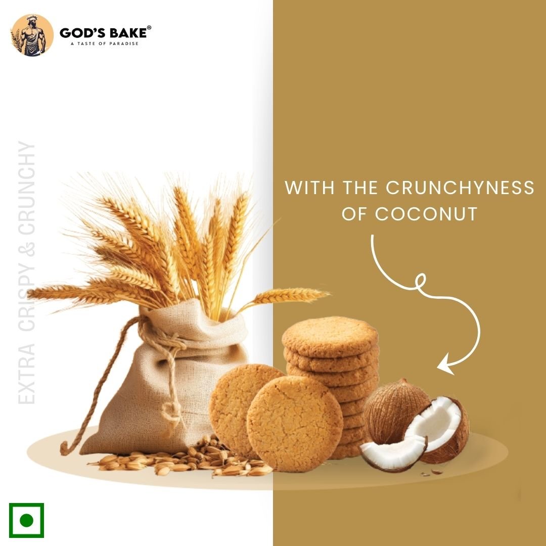 Coconut Atta Biscuits