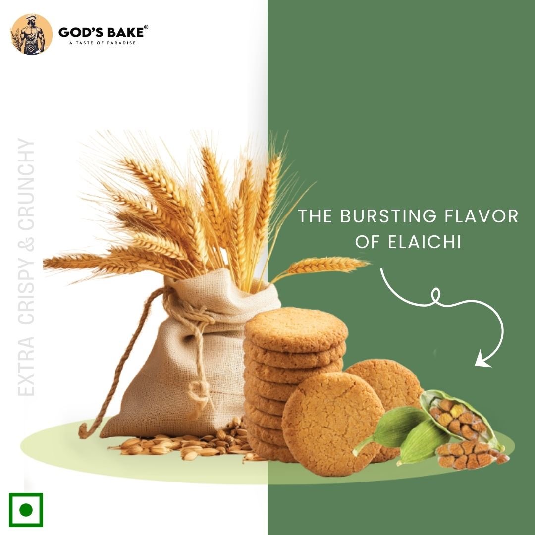 Elaichi Atta Biscuits