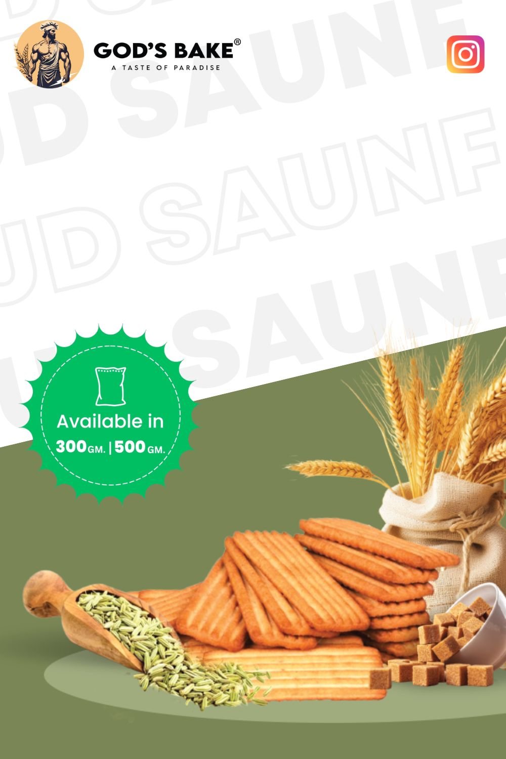 Gud Saunf Biscuits