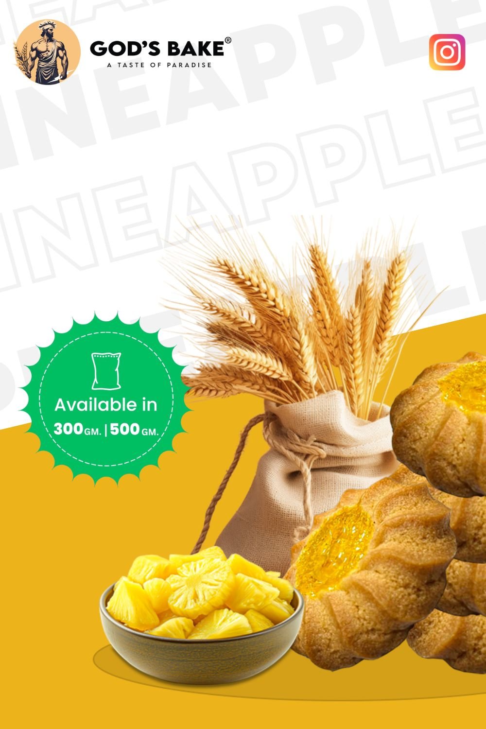 Pineapple Biscuits