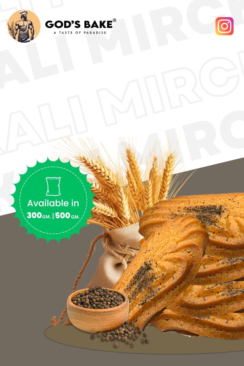 Kali Mirch Biscuits